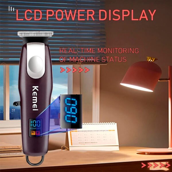 Combo Kemei KM 8526 Trimmer Clipper Inalambrico (18) Máquina Kemei Km-8526 Combo Trimmer Clipper Inalambrica