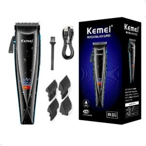 Maquina Corte Cabello Kemei KM 3212 Inalambrico (1) Kemei Km-3212 Cortadora De Pelo Profesional Clipper