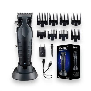 Maquina Kemei Hai Clipper KM 2296 (1) Kemei Km-2296 Cortadora De Cabello Clipper Profesional Inalambrico