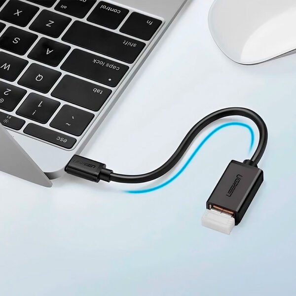 Adaptador Otg Tipo C Ugreen 30701 Usb Tipo C Macho USB Tipo A Hembra 3 (10) Adaptador Usb-c A Usb 3.0 Ugreen Us154 (30701) Cable De 15cm Negro