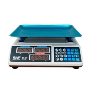Balanza RAF de 40kg Balanza Digital hasta decima de gramo Balanza Profesional electronica (1) Raf R.10040 Balanza Digital Portatil De 40k Recargable Blanco