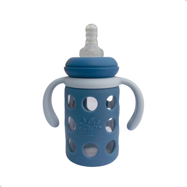 biberon Vidrio Con Protector Babyguu 120 Ml Libre Bisfenol A