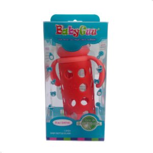 Biberon Vidrio Con Protector Babyguu 8 Oz Libre Bisfenol A