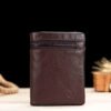 Billetera Hombre Bullcaptain Cuero Genuino Legítimo Con Cierre (1) Billetera Cartera Cuero Genuino Hombre Bullcaptain