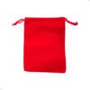 Bolda de terciopelo Pana 9x12 cm para joyeria regalos accesorios (1) Bolsa De Pana 25 Und 9x12 Cm Para Regalos Rojo