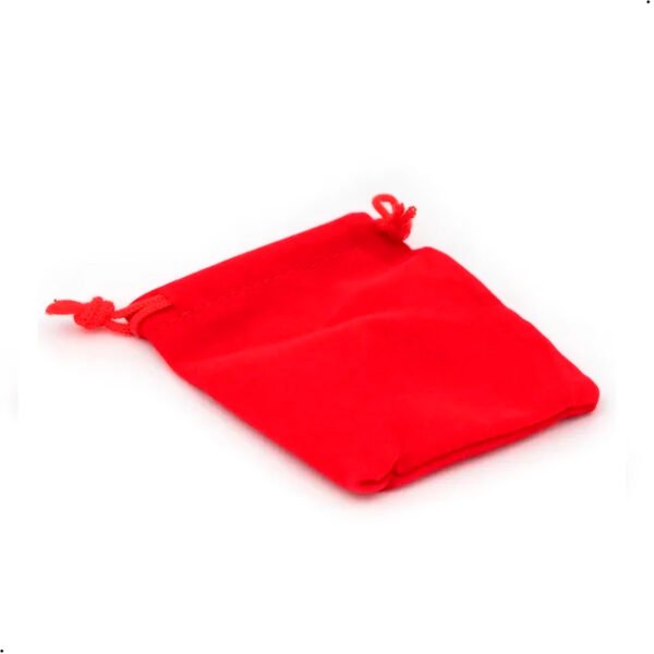 Bolda de terciopelo Pana 9x12 cm para joyeria regalos accesorios (6) Bolsa De Pana 25 Und 9x12 Cm Para Regalos Rojo