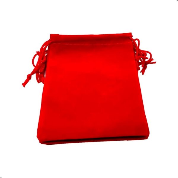 Bolda de terciopelo Pana 9x12 cm para joyeria regalos accesorios (9) Bolsa De Pana 25 Und 9x12 Cm Para Regalos Rojo