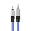 Cable de carga rápida Baseus USB-A a Lightning Coolplay Series 1m, 2.4A (Lila) (7) Baseus Cable Usb A - Lightning Ipad Iphone Cargar Rapida 1m Azul