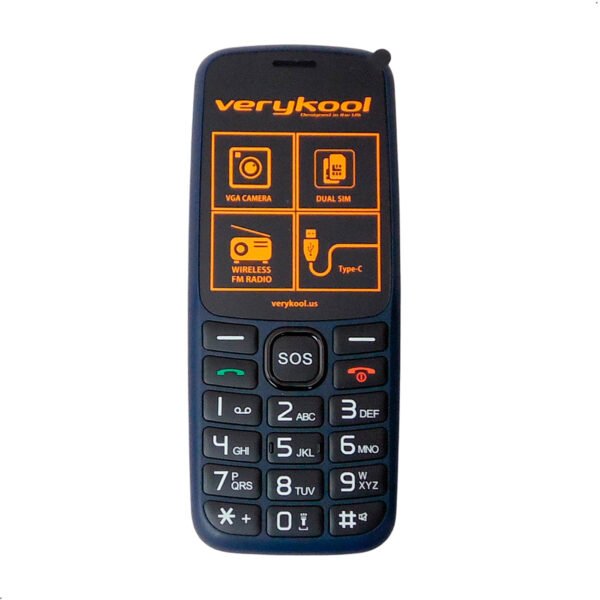 Celular Verykool Senior I660 Amplia Pantalla 4g todos los operadores para adulto mayor (1) Celular Verykool I660 4g Dual Sim Adulto Mayor Boton Sos Azul