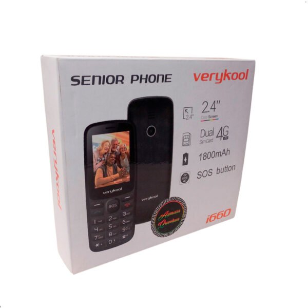 Celular Verykool Senior I660 Amplia Pantalla 4g todos los operadores para adulto mayor (5) Celular Verykool I660 4g Dual Sim Adulto Mayor Boton Sos Azul