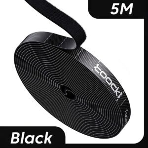 Cinta Cable Organizador Toocki 5 metros Cinta Velgro (8) Organizador De Cables Cinta Velcro 10 Metros