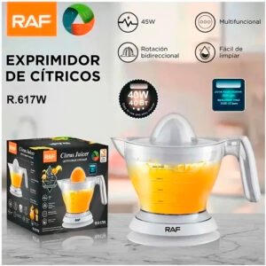 Exprimidor de citricos Naranja Limon RAF R617W 40W 1 Litro de capacidad (5) Exprimidores Eléctricos De Naranjas Raf R617w 1 Litro 60 / Hz