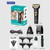Afeitadora Recargable Inalámbrica Daling 3 en 1 con Peines y USB