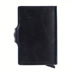 Billetera Cartera Doble Tarjetero Aleacion Aluminio Y Rfid