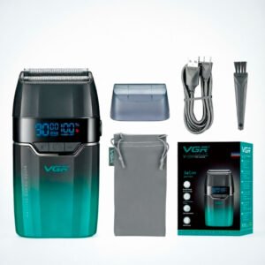 Afeitadora Electrica Profesional Vgr V-308 9000 Rpm (4) Vgr V-308 Afeitadora Shaver Profecional 9000rpm Pantalla Led