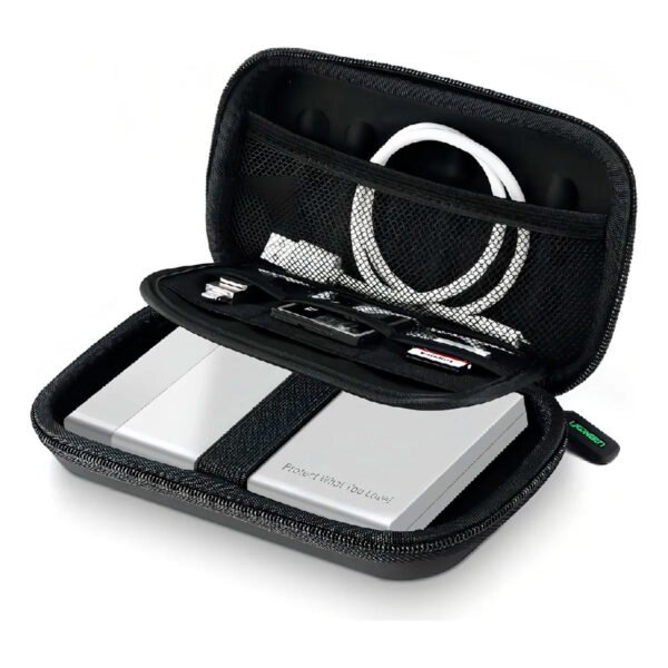 Estuche Rígido Ugreen Disco Duro Power Bank Lp128 - 50274 (4) Estuche Rígido Para Disco Duro Cables Memorias Ugreen Lp128