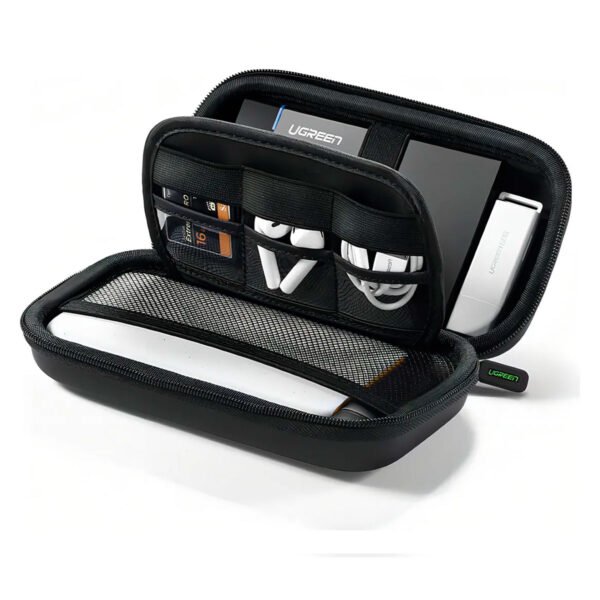 Estuche Rígido Ugreen Disco Duro Power Bank Lp128 - 50274 (5) Estuche Rígido Para Disco Duro Cables Memorias Ugreen Lp128