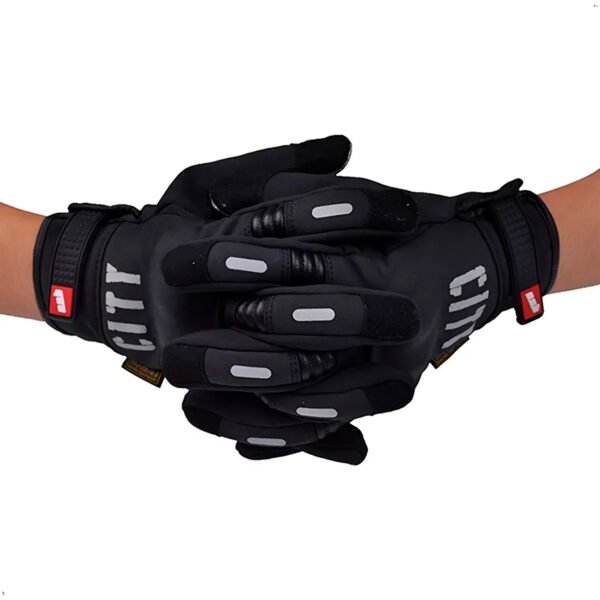 Guante Motociclista Moto City Proteccion de nudillos (4)(1) Guantes City Impermeable Con Tactil Para Moto