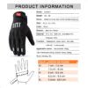Guante Motociclista Moto City Proteccion de nudillos (5) Guantes City Impermeable Con Tactil Para Moto