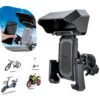 Holder Soporte Porta Celular Motobicicleta Hoco H31 (8) Holder Hoco H31 Para Motocicleta / Bicicleta Con Visera Pro