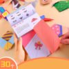 Kit de Origami, 168 hojas, libro guía artesanal de papel de Origami, suministros para proyectos de arte artesanal DIY para principiantes, niños y niñas (5) Papeles De Origami Manualidades Para Niños 168 Hojas Diseños