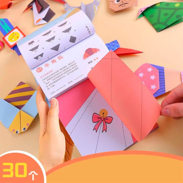 Kit de Origami, 168 hojas, libro guía artesanal de papel de Origami, suministros para proyectos de arte artesanal DIY para principiantes, niños y niñas (5) Papeles De Origami Manualidades Para Niños 168 Hojas Diseños