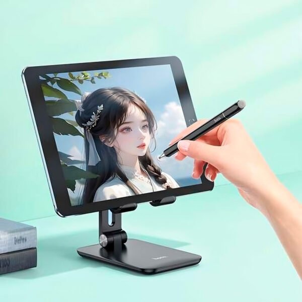 Lapiz Optico Negro 3 en 1 Hoco GM111 Lapiz Tactil Celular Tablet (4) Lápiz Digital Tactil Optico Pen Touch 3 En 1 Hoco Gm111