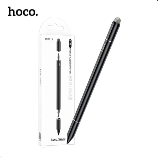 Lapiz Optico Negro 3 en 1 Hoco GM111 Lapiz Tactil Celular Tablet (7) Lápiz Digital Tactil Optico Pen Touch 3 En 1 Hoco Gm111