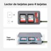 Lector de Tarjetas SDTF Ugreen CM868 2 en 1 Estuche Magnético Portátil OTG USB-C (4) Lector De Tarjetas Otg Sd Tf Ugreen Cm868 Usb-c Estuche