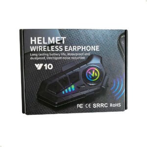 Seisa MT-Y10 auriculares inalámbricos para casco de motocicleta, cascos con Bluetooth 5,3, manos libres, a prueba de agua Seisa (4) Auricular Bluetooth Seisa MT-Y10 para Casco Moto Impermeable IPX6
