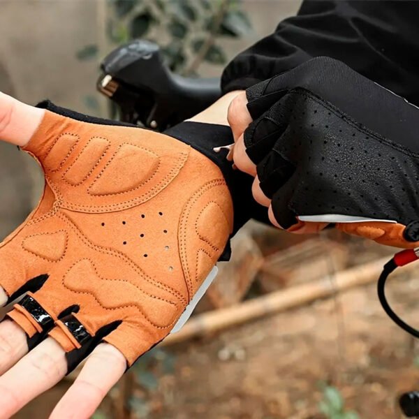 WEST BIKING Guantes de ciclismo para hombre y mujer manoplas de medio dedo (5) Guantes West Biking Ciclismo Motocicleta Guante Medio Dedo