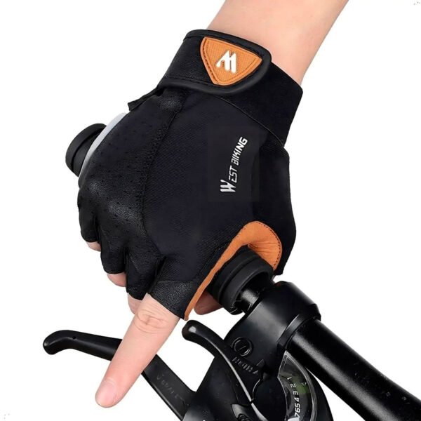 WEST BIKING Guantes de ciclismo para hombre y mujer manoplas de medio dedo (6) Guantes West Biking Ciclismo Motocicleta Guante Medio Dedo