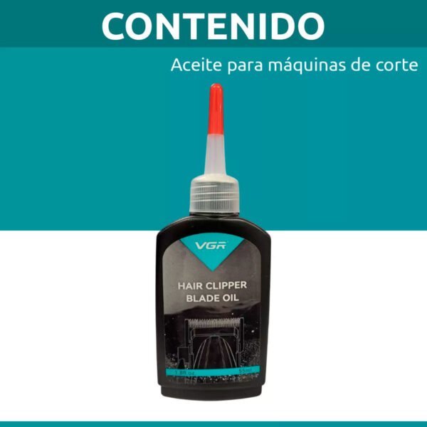 aceite vgr V001 (2) Aceite Lubricante Vgr-001 Para Máquinas De Cortar Pelo 55ml
