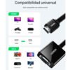 green mm103 HDMI - VGA with audio 60Hz (5) Adaptador Hdmi A Vga Ugreen Mm103 Con Audio Hd 1080p