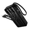 Cargador portatil Power Bank HOCO J156 10000 mAh, 22,5 W + PD 20 W + QC3.0 con 4 cables integrados y pantalla, color negro (10) Hoco J156 Cargador De Celular Power Banks 10000mah 22.5w