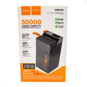 Power Bank Hoco Db100a 50000mah 65w Pd Pantalla Led