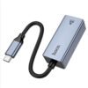 hoco UA37 tipo C - ethernet (2) Adaptador Hoco Ua37 Usb C A Ethernet Rj45 Alta Velocidad
