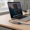 hoco UA37 tipo C - ethernet (8) Adaptador Hoco Ua37 Usb C A Ethernet Rj45 Alta Velocidad